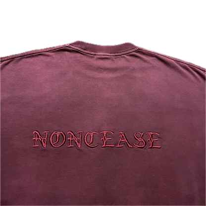 NONCEASE T-SHIRT (BURGUNDY)